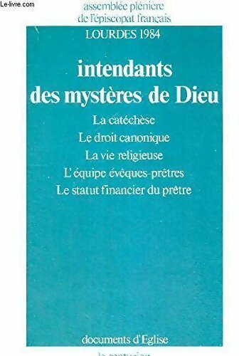 Livrenpoche : Intendants des mystères de Dieu - Collectif - Livre
