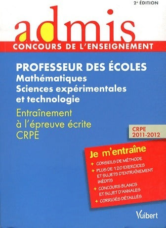 Livrenpoche : Concours professeur des écoles. Mathématiques, sciences expérimentales, technologie - Marc Loison - Livre