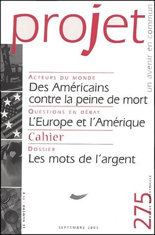 Livrenpoche : Projet n°275 : Les mots de l'argent - Collectif - Livre
