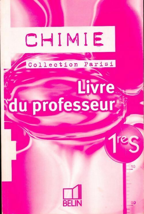 Livrenpoche : Chimie 1ere S. Livre du professeur - Collectif - Livre