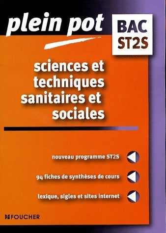 Livrenpoche : Sciences et techniques sanitaires et sociales ST2S - Sylvie Pierre - Livre