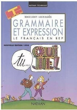 Livrenpoche : Grammaire et expression. Terminales BEP 1994 - Collectif - Livre