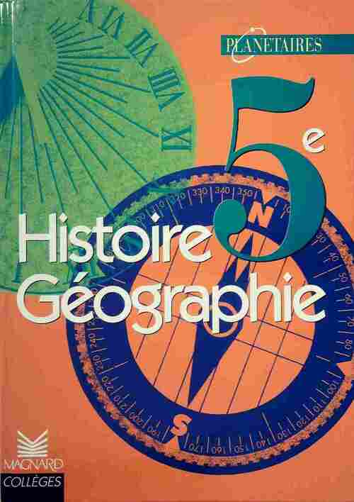 Histoire-géographie 5e - Collectif -  Planètaires - Livre