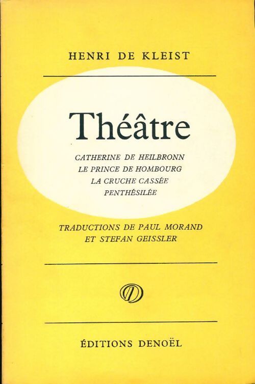 Théâtre - Kleist - Livre