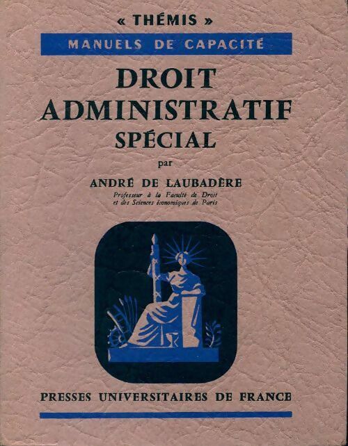 Livrenpoche : Droit administratif spécial - André De Laubadère - Livre