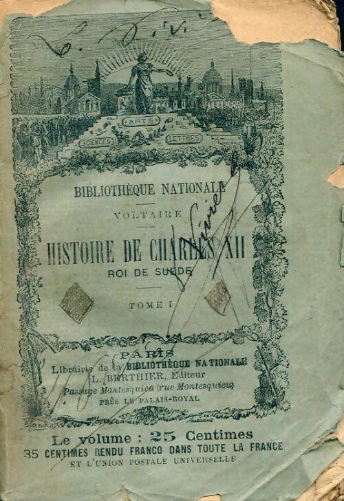 Livrenpoche : Histoire de Charles XII Tome I - Voltaire - Livre
