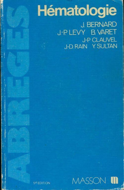 Livrenpoche : Abrégé d'hématologie - Collectif - Livre