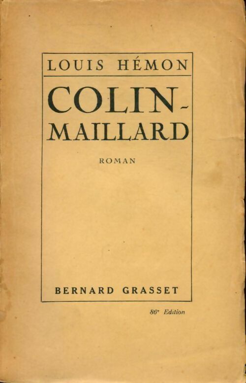 Livrenpoche : Colin-maillard - Louis Hémon - Livre