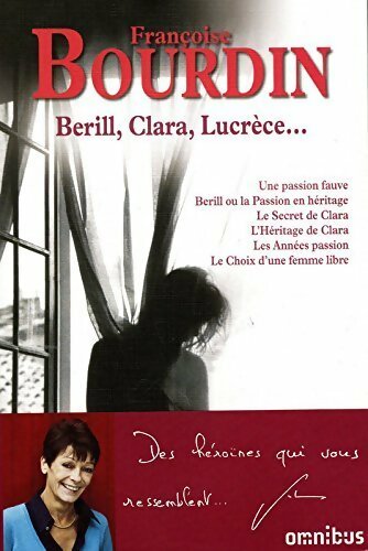 Berill, Clara, Lucrèce... - Françoise Bourdin - Livre