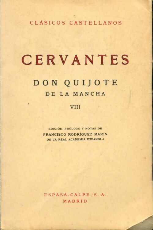Livrenpoche : Don Quijote de la Mancha Tome VIII - Miguel De Cervantès - Livre
