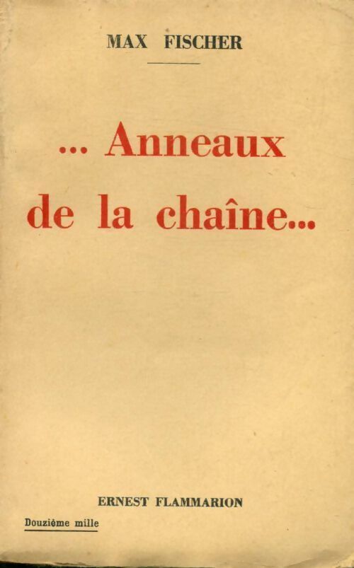 Livrenpoche : Anneaux de la chaîne... - Max Fischer - Livre