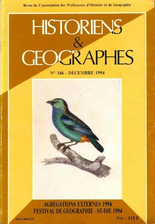Livrenpoche : Historiens & géographes n°346 - Collectif - Livre