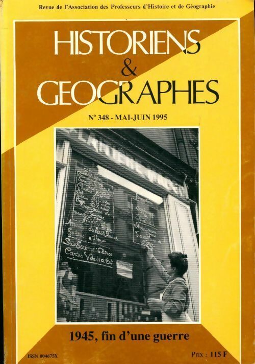 Livrenpoche : Historiens & géographes n°348 - Collectif - Livre