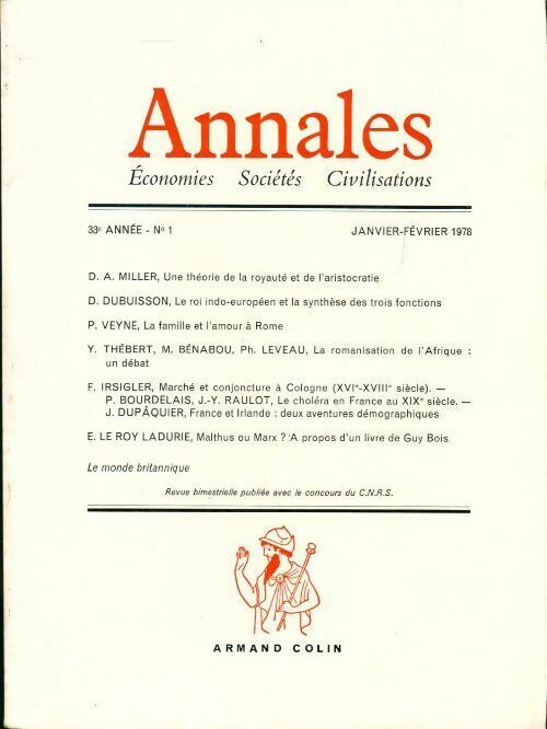 Livrenpoche : Annales 37e année n°1 - Collectif - Livre