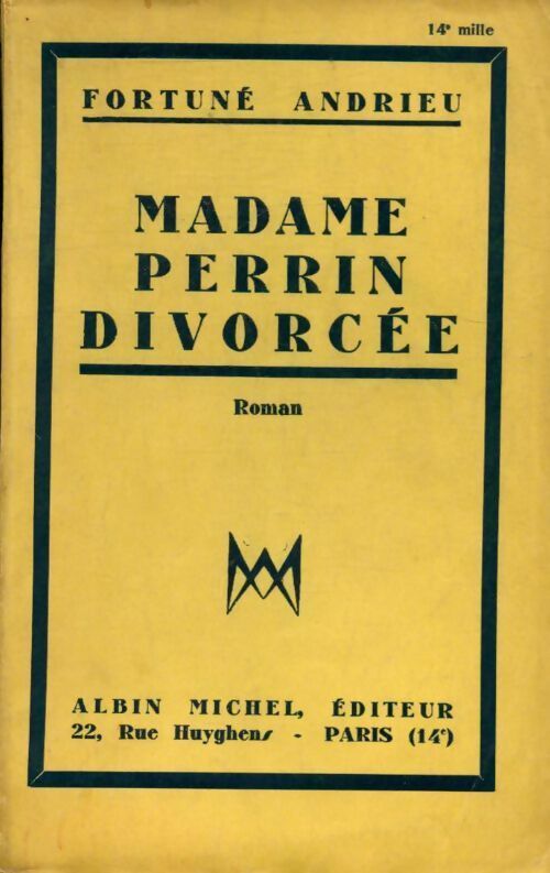 Livrenpoche : Madame Perrin divorcée - Fortuné Andrieu - Livre
