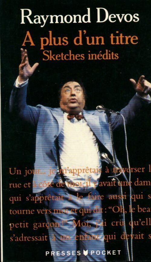 Livrenpoche : A plus d'un titre - Raymond Devos - Livre