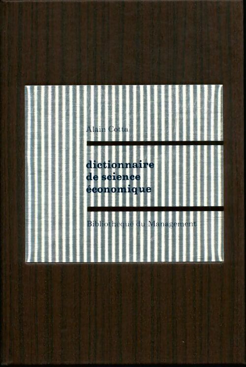 Livrenpoche : Dictionnaire de science économique - Alain Cotta - Livre