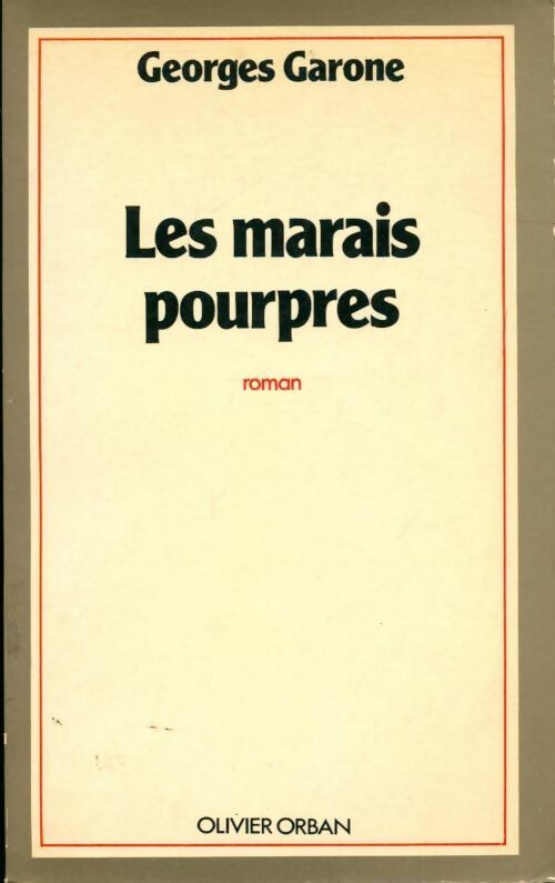 Livrenpoche : Les marais pourpres - Georges Garone - Livre