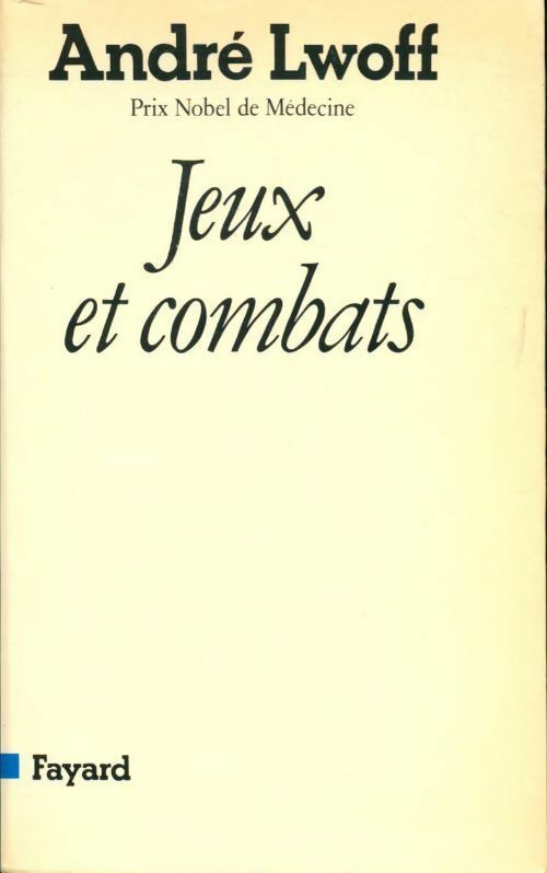 Livrenpoche : Jeux et combats - André Lwoff - Livre
