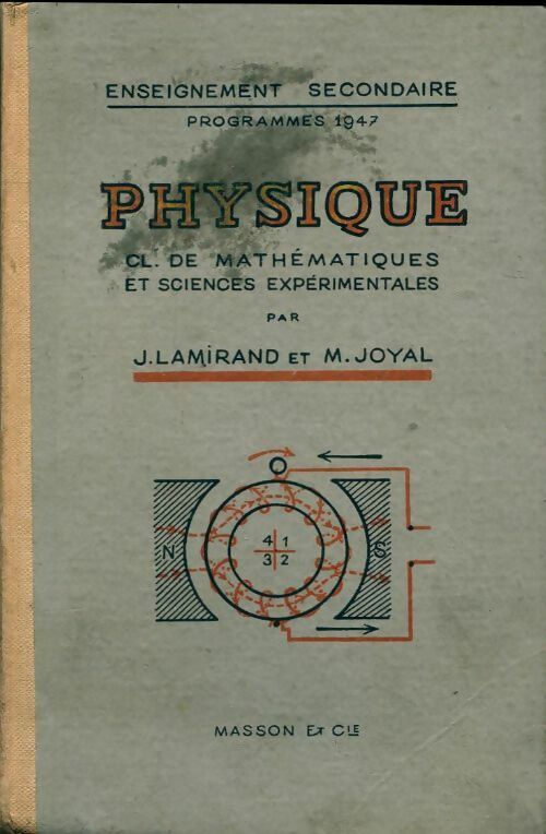 Livrenpoche : Physique. Classe de mathématiques et sciences expérimentales - M. Joyal - Livre