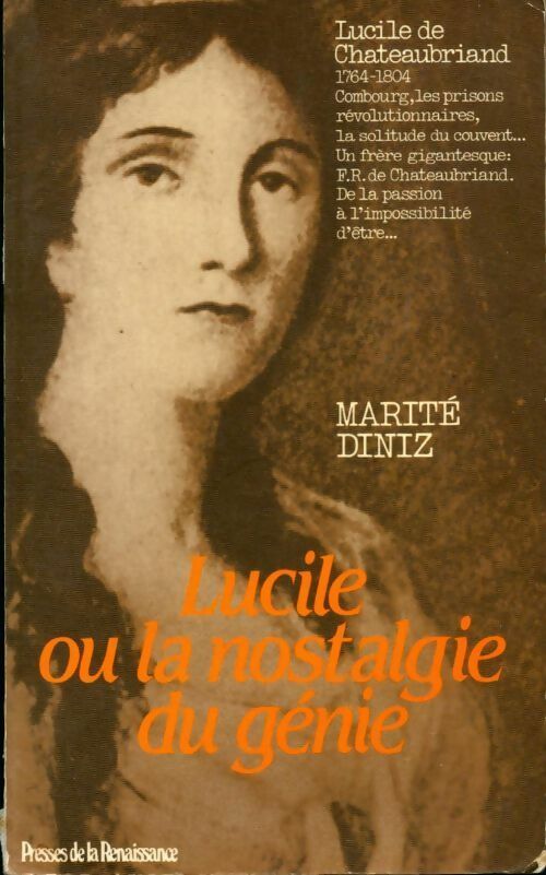 Livrenpoche : Lucile ou la nostalgie du génie - Marité Diniz - Livre