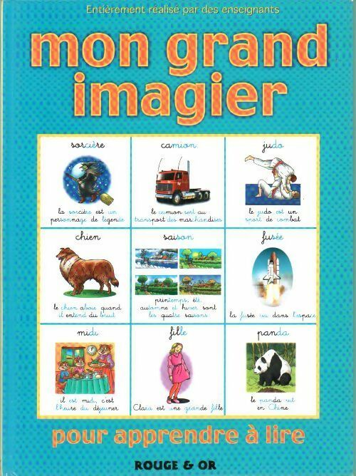 Livrenpoche : Mon grand imagier pour apprendre à lire - Collectif - Livre