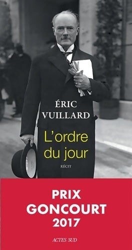 Livrenpoche : L'ordre du jour - Eric Vuillard - Livre