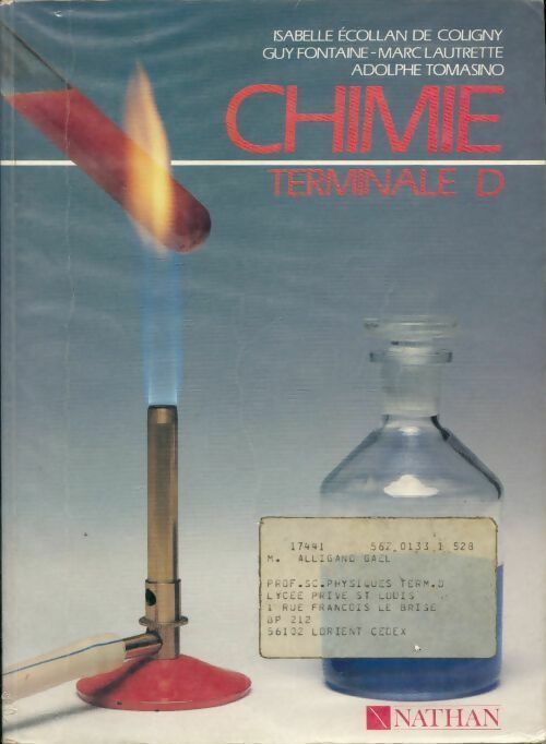 Livrenpoche : Chimie Terminale D - Guy Fontaine - Livre