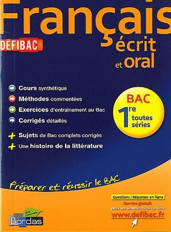 Livrenpoche : Français 1ères écrit et oral - Sylvain Ledda - Livre