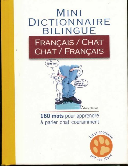 Livrenpoche : Mini-dictionnaire bilingue français-chat/chat-français - Jean Cuvelier - Livre