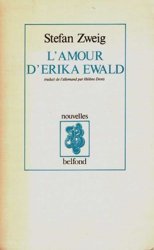 Livrenpoche : L'amour d'Erika Ewald - Stefan Zweig - Livre