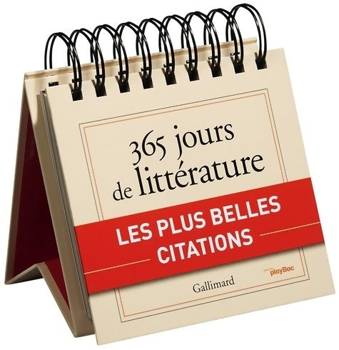 Livrenpoche : Calendrier. 365 jours de littérature - Collectif - Livre