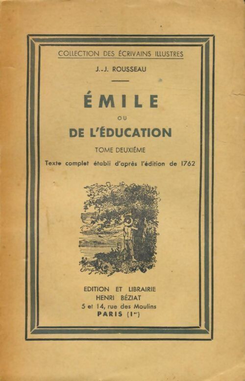 Livrenpoche : Emile ou de l'éducation Tome II - Jean-Jacques Rousseau - Livre