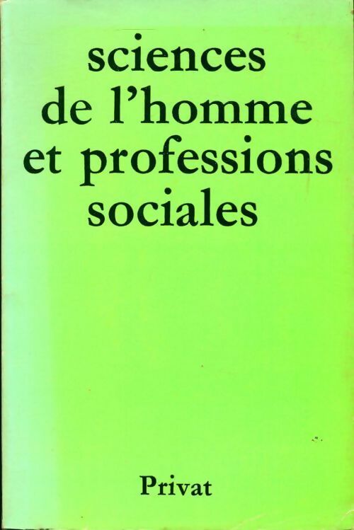 Livrenpoche : Sciences de l'homme et professions sociales - Simone Crapuchet - Livre