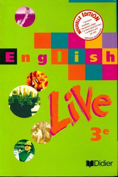 Livrenpoche : Anglais 3e English live - Annie Scoffoni - Livre