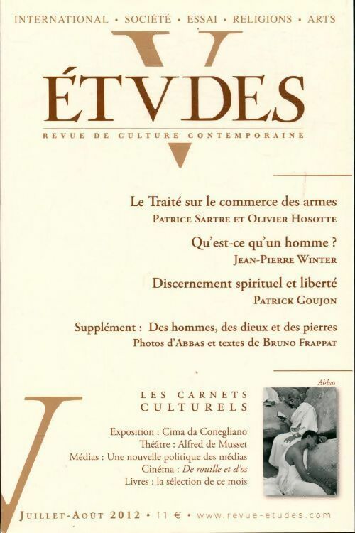 Livrenpoche : Études n°416 : Le traité sur le commerce des armes / Qu'est-ce qu'un homme ? / ... - Collectif - Livre