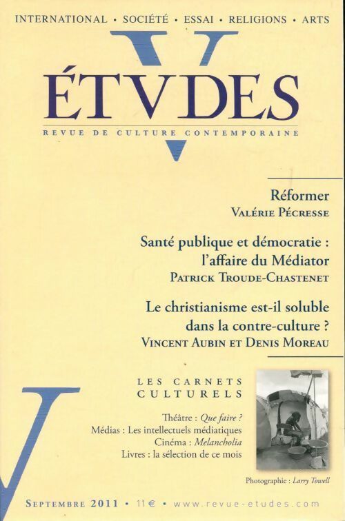 Livrenpoche : Études n°415-3 : Réformer / Santé publique et démocratie / ... - Collectif - Livre