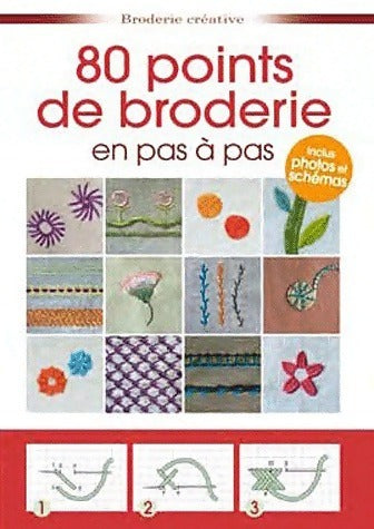 Livrenpoche : 80 points de broderie en pas à pas - Collectif - Livre