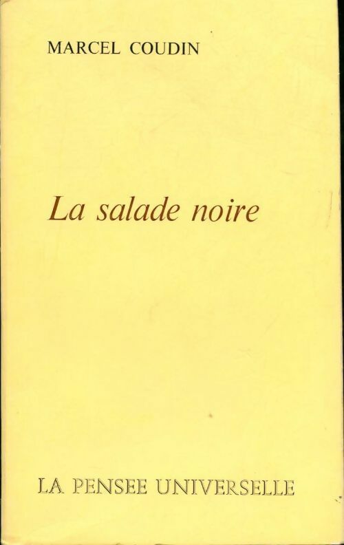 Livrenpoche : La salade noire - Marcel Coudin - Livre
