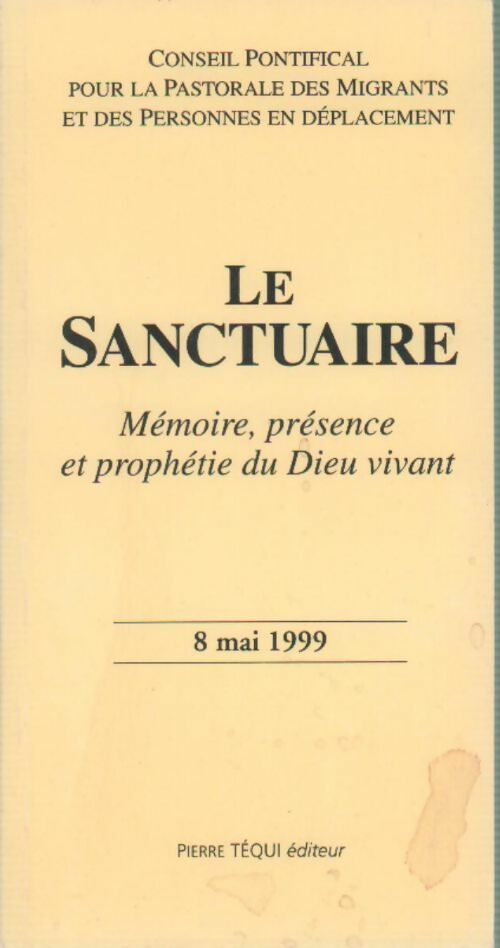 Livrenpoche : Le sanctuaire - Collectif - Livre