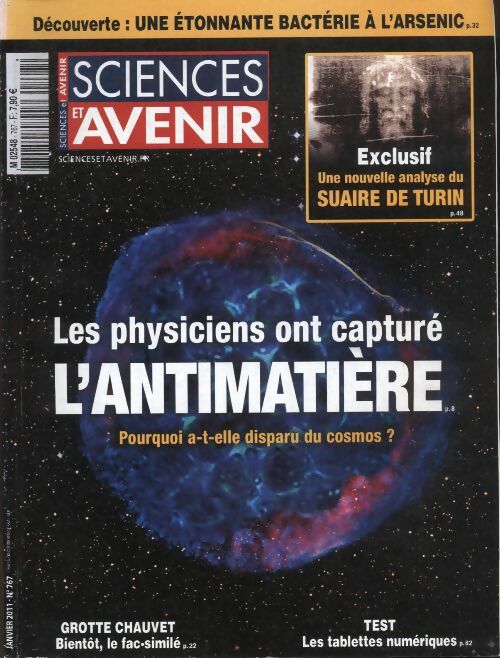 Livrenpoche : Sciences et avenir n°767 : Les physiciens ont capturé l'antimatière - Collectif - Livre