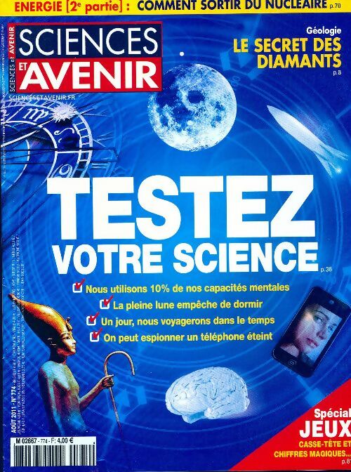 Livrenpoche : Sciences et avenir n°774 : Testez votre science - Collectif - Livre