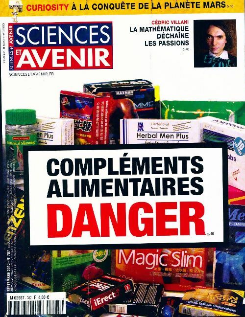 Livrenpoche : Sciences et avenir n°787 : Compléments alimentaires, Danger - Collectif - Livre
