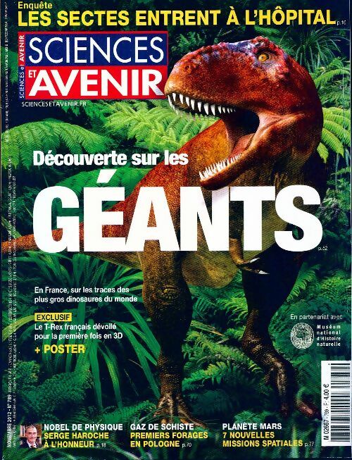 Livrenpoche : Sciences et avenir n°789 : Découverte sur les géants - Collectif - Livre