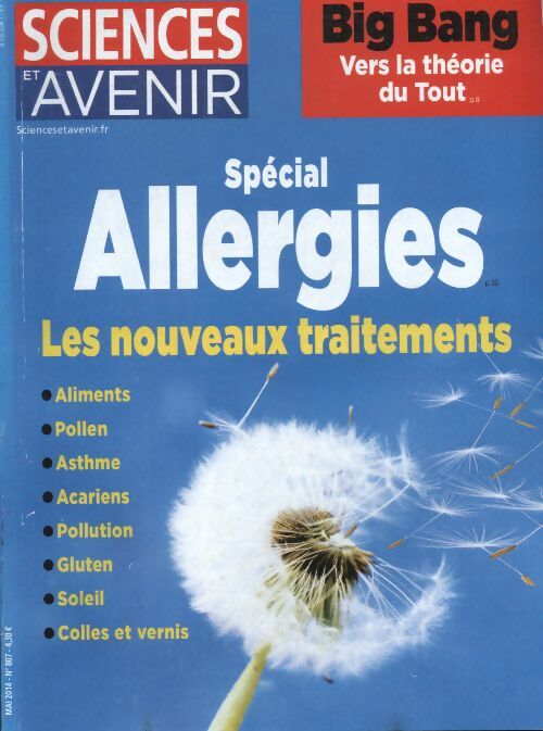 Livrenpoche : Sciences et avenir n°807 : Spécial allergies - Collectif - Livre