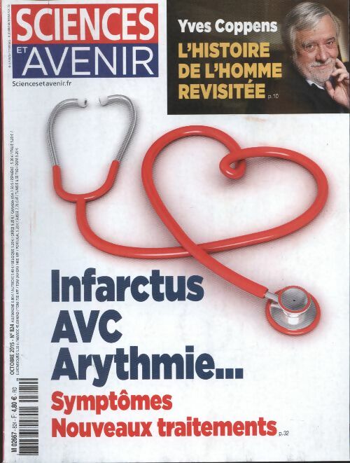 Livrenpoche : Sciences et avenir n°824 : Inferctus, Avc, arythmie... - Collectif - Livre