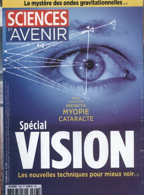 Livrenpoche : Sciences et avenir n°828 : Spécial vision - Collectif - Livre