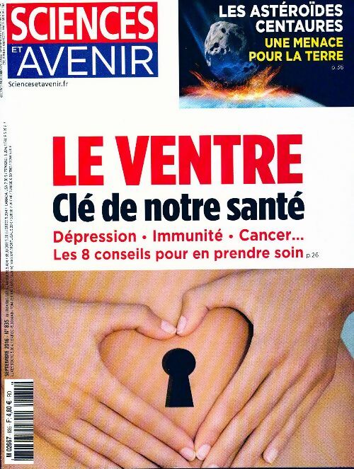 Livrenpoche : Sciences et avenir n°835 : Le ventre, clé de notre santé - Collectif - Livre