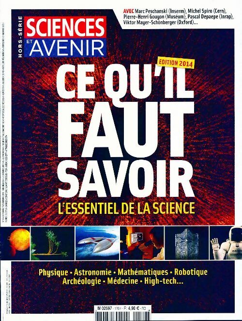 Science et avenir Hors-Série n°176 : Ce qu'il faut savoir - Collectif -  Sciences et avenir Hors-Série - Livre
