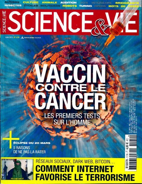 Livrenpoche : Science & vie n°1170 : Vaccin contre le cancer - Collectif - Livre